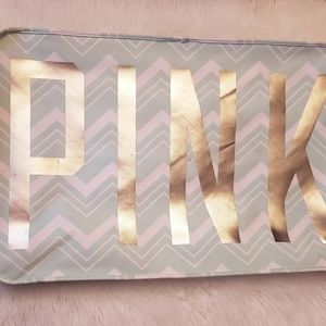 Huge Pink Chevron Dorm trunk
